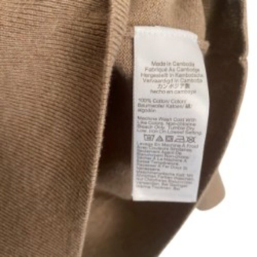 J. Crew Tan Cotton Polo Sweater XSmall - Picture 5 of 5